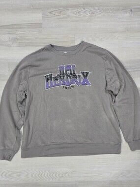 Jimmy Hendrix sweatshirt size L Couple spots on sleeves see pics